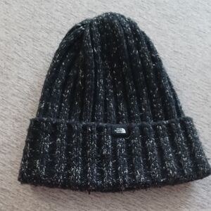 The North Face Charcoal Ribbed Beanie